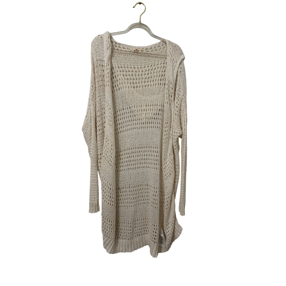 Hollister Crochet Coastal Boho Cardigan XS/S Festival Boho Retro Cottagecore